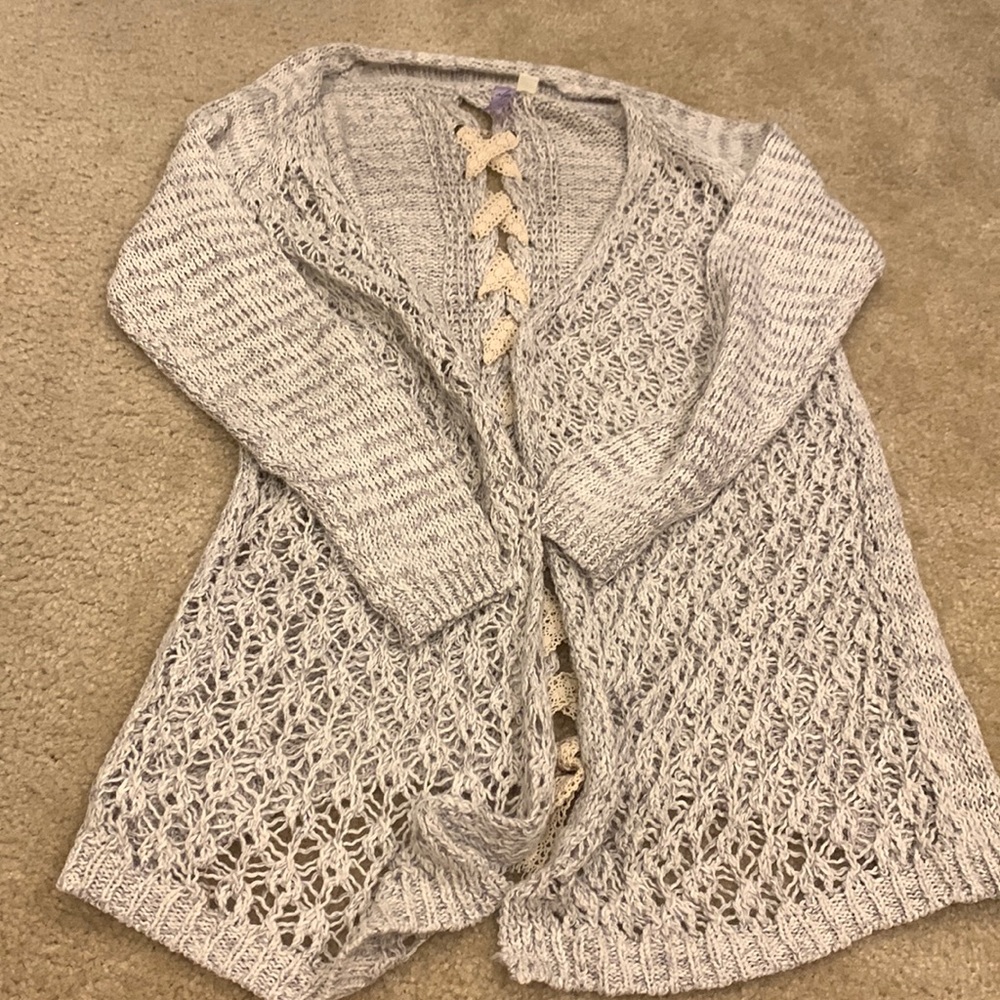Lace detail cardigan from Francesca’s